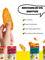 Gedroogde Kipsnacks Proefpakket 4 Smaken
